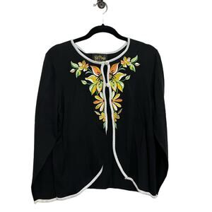 Bob Mackie Tiger Lily Cardigan SZ M